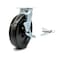 Service Caster 8 Inch Phenolic Caster with Roller Bearing and Brake/Swivel Lock SCC-30CS820-PHR-TLB-BSL - alternate 1